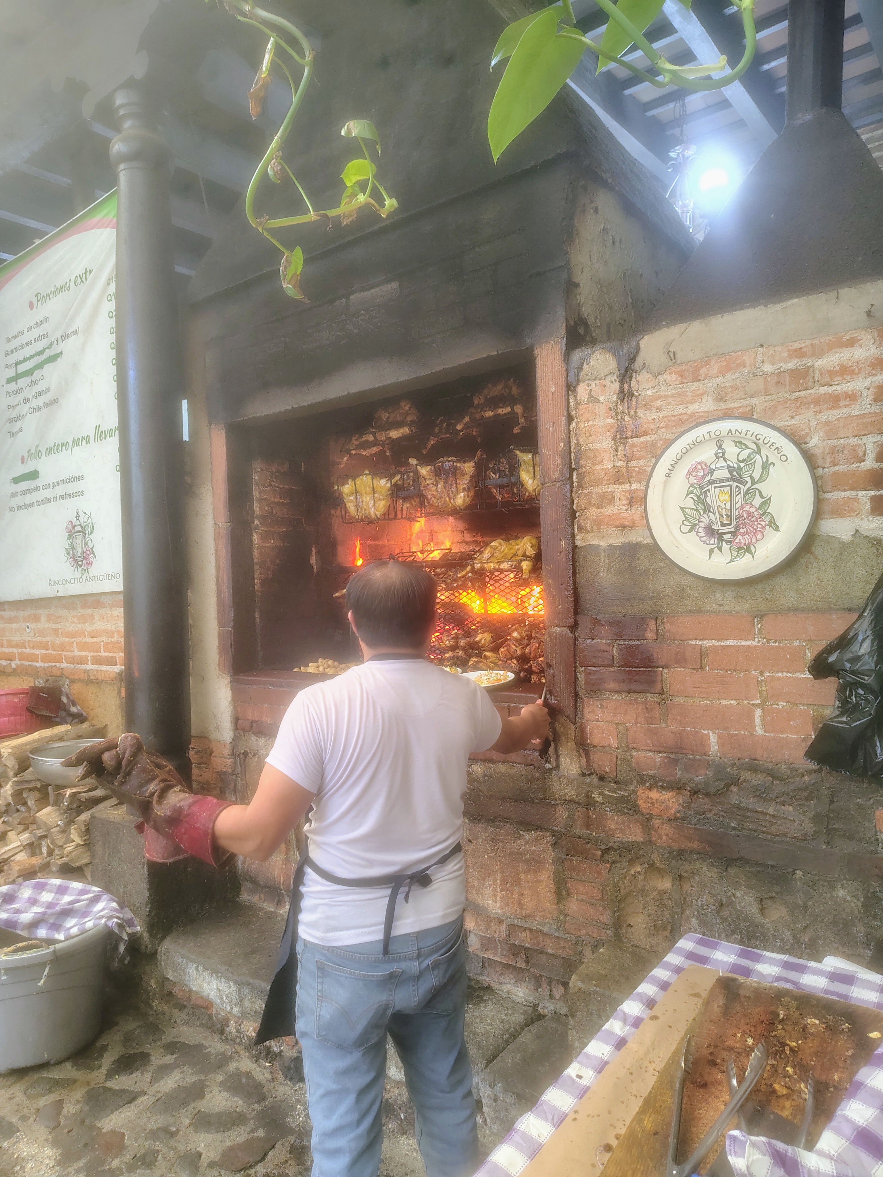 Local Guatemalan cuisine being prepared